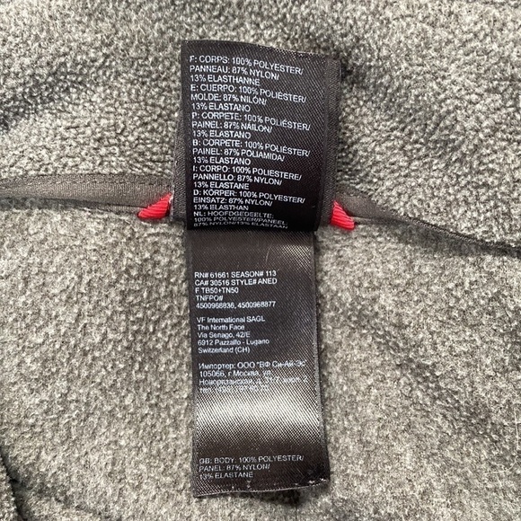 The North Face Quarter Zip-up Pullover Polartec Classic Sweater Men’s Size Large - Picture 16 of 16